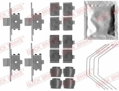 Piederumu komplekts, Disku bremžu uzlikas QUICK BRAKE 109-1791 1