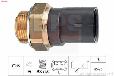 Termoslēdzis, Radiatora ventilators EPS 1.850.287 1