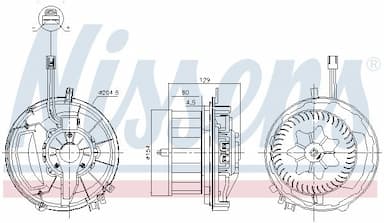 Salona ventilators NISSENS 87587 6