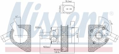 Papildu ūdens sūknis (dzesēšanas ūdens cirkulācija) NISSENS 831071 6