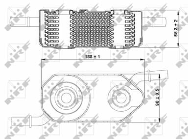 Eļļas radiators, Automātiskā pārnesumkārba NRF 31364 5