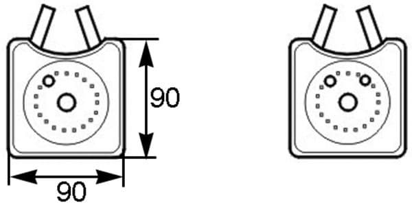 Eļļas radiators, Motoreļļa MAHLE CLC 161 000S 1