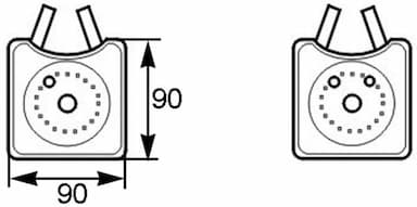 Eļļas radiators, Motoreļļa MAHLE CLC 161 000S 1