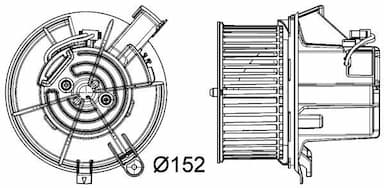 Salona ventilators MAHLE AB 119 000P 2