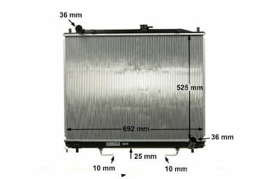 Radiators, Motora dzesēšanas sistēma MAHLE CR 1072 000S 10