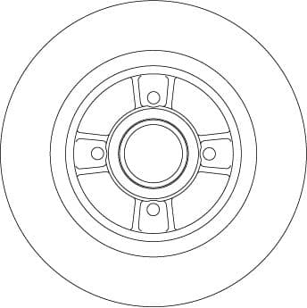 Bremžu diski TRW DF4272BS 2