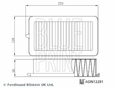 Gaisa filtrs BLUE PRINT ADN12291 3