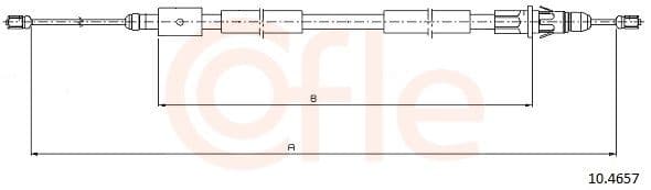 Trose, Stāvbremžu sistēma COFLE 10.4657 1