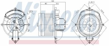 Salona ventilators NISSENS 87288 6