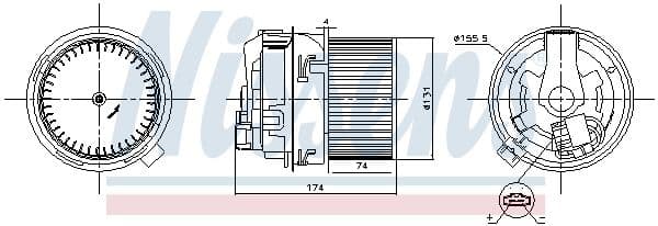 Salona ventilators NISSENS 87591 1