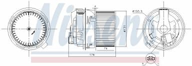 Salona ventilators NISSENS 87591 1