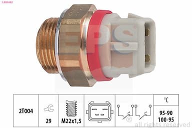 Termoslēdzis, Radiatora ventilators EPS 1.850.682 1