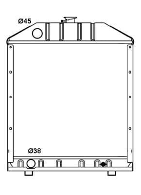 Radiators, Motora dzesēšanas sistēma NRF 53664 4