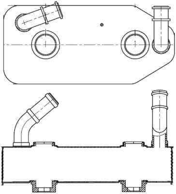 Eļļas radiators, Automātiskā pārnesumkārba MAHLE CLC 178 000S 1