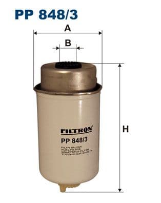 Degvielas filtrs FILTRON PP 848/3 1