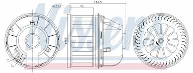 Salona ventilators NISSENS 87817 5