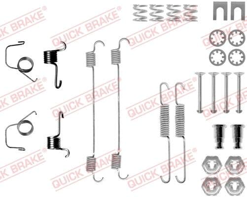 Piederumu komplekts, Bremžu loki QUICK BRAKE 105-0617 1