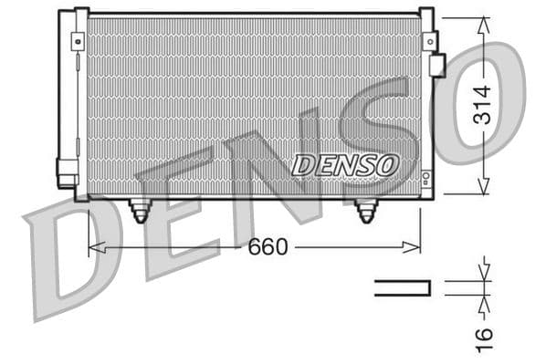 Kondensators, Gaisa kond. sistēma DENSO DCN36003 1