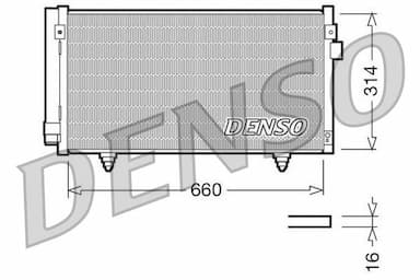 Kondensators, Gaisa kond. sistēma DENSO DCN36003 1