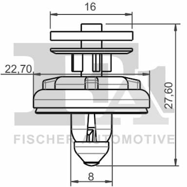 Moldings/aizsarguzlika FA1 11-40023.10 2