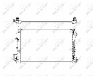 Radiators, Motora dzesēšanas sistēma NRF 58203 5