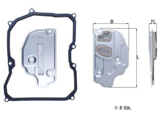 Hidrofiltrs, Automātiskā pārnesumkārba KNECHT HX 150KIT 1