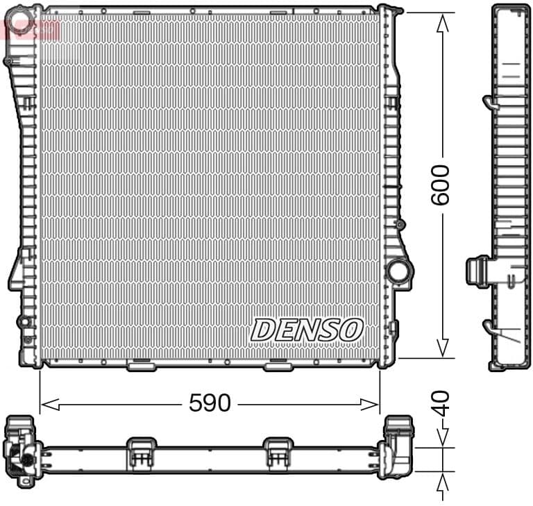 Radiators, Motora dzesēšanas sistēma DENSO DRM05112 1