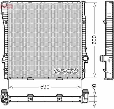 Radiators, Motora dzesēšanas sistēma DENSO DRM05112 1