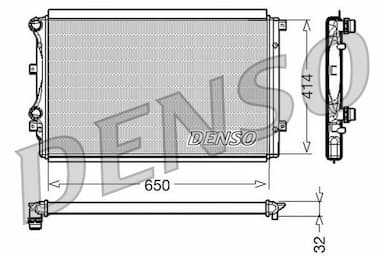 Radiators, Motora dzesēšanas sistēma DENSO DRM32015 1