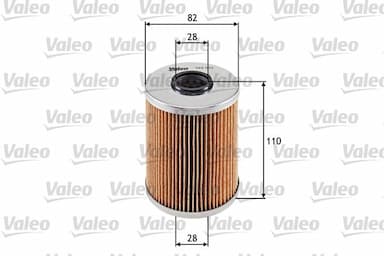 Eļļas filtrs VALEO 586535 1