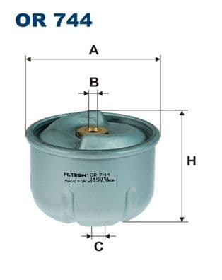 Eļļas filtrs FILTRON OR 744 1