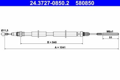 Trose, Stāvbremžu sistēma ATE 24.3727-0850.2 1