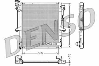 Radiators, Motora dzesēšanas sistēma DENSO DRM45017 1