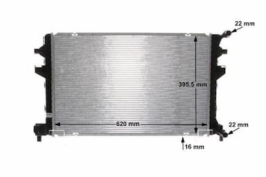 Zemas temperatūras dzesētājs, Starpdzesētājs MAHLE CIR 34 000S 12