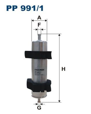 Degvielas filtrs FILTRON PP 991/1 1