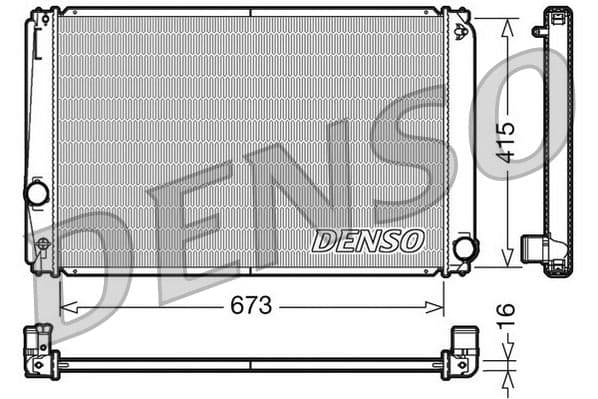 Radiators, Motora dzesēšanas sistēma DENSO DRM50051 1