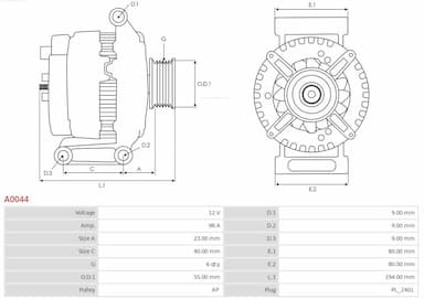 Ģenerators AS-PL A0044 5