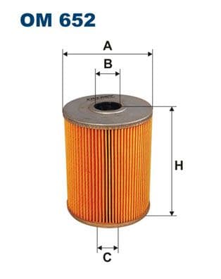 Eļļas filtrs FILTRON OM 652 1