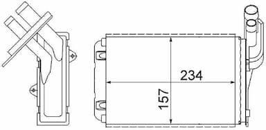 Siltummainis, Salona apsilde MAHLE AH 99 000S 2