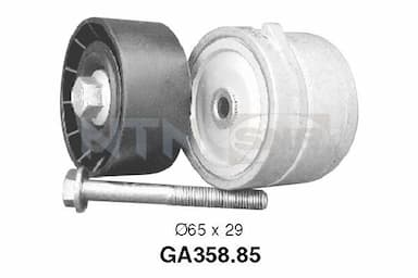 Spriegotājrullītis, Ķīļrievu siksna SNR GA358.85 1