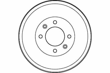 Bremžu trumulis TRW DB4096 2