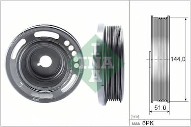 Piedziņas skriemelis, Kloķvārpsta Schaeffler INA 544 0168 10 1