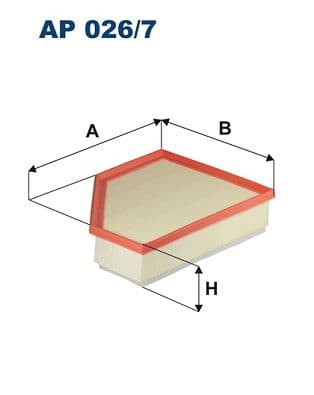 Gaisa filtrs FILTRON AP 026/7 1