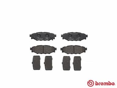 Bremžu uzliku kompl., Disku bremzes BREMBO P 78 020 2