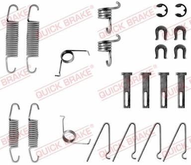 Piederumu komplekts, Bremžu loki QUICK BRAKE 105-0703 1