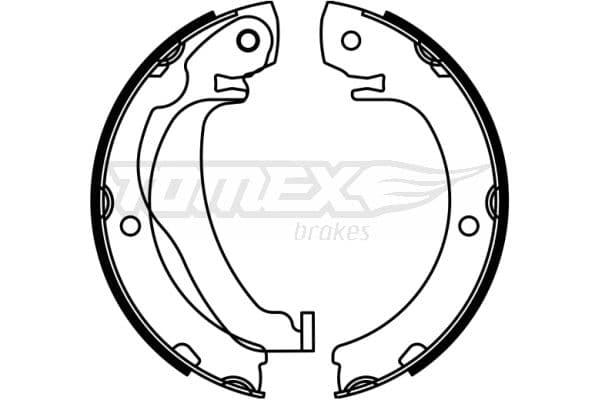 Bremžu loku komplekts TOMEX Brakes TX 23-05 1