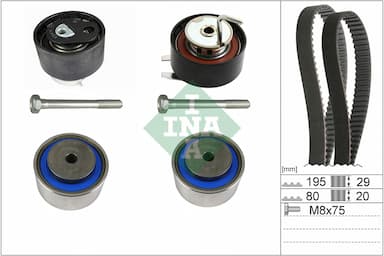 Zobsiksnas komplekts Schaeffler INA 530 0766 10 2