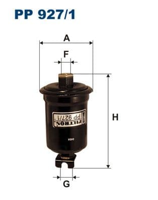 Degvielas filtrs FILTRON PP 927/1 1