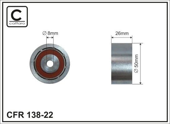 Parazīt-/Vadrullītis, Ķīļrievu siksna CAFFARO 138-22 1