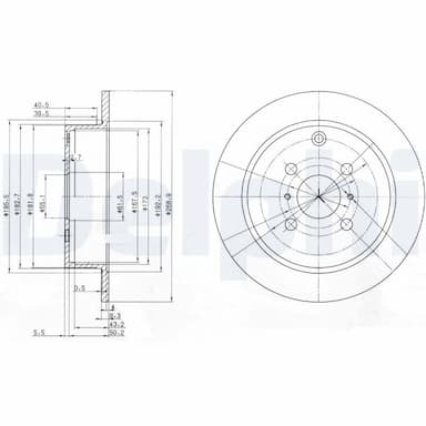 Bremžu diski DELPHI BG3867 1